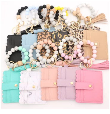 Luxury Beaded Wrist Wallet