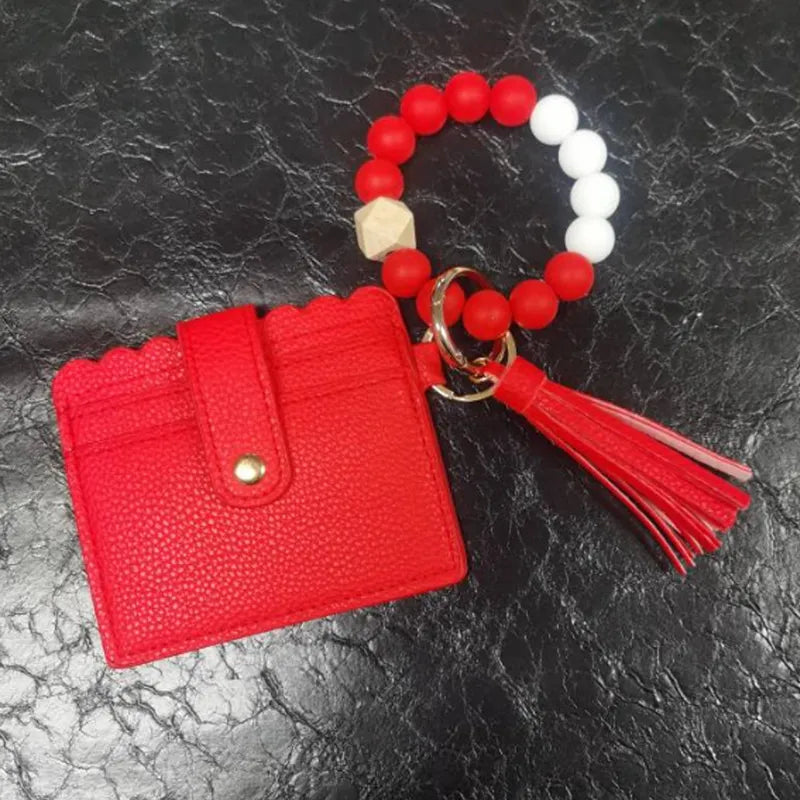 Luxury Beaded Wrist Wallet