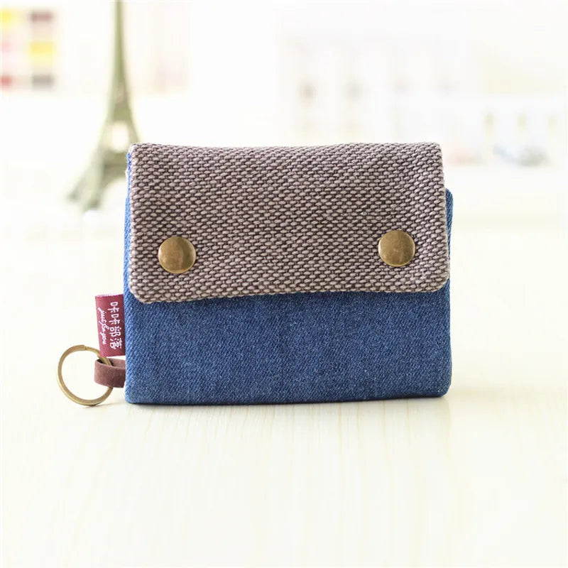 Canvas Showpiece Flip Wallet