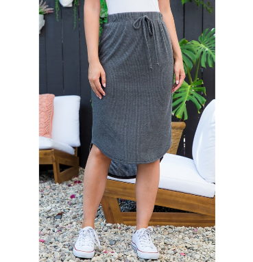 High-Low Athletic Skirt