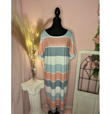 Summer Horizontal Tee Dress