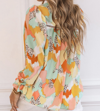 Abigail Abstract Blouse