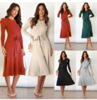 Margaret Classic Sweater Dress